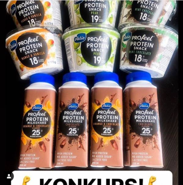 Wygraj zestaw protein marki Valio