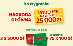 Wygraj voucher o wartości 25 000 PLN na wakacje