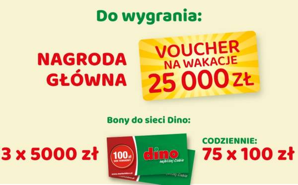 Wygraj voucher o wartości 25 000 PLN na wakacje