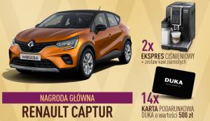 Wygraj w loterii Woseba samochód Renault Captur