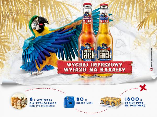 Wygraj imprezowy wyjazd na Karaiby z Captain Jack