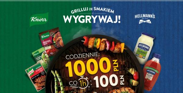 Do wygrania 1000 PLN w loterii &quot;Grilluj ze smakiem&quot;