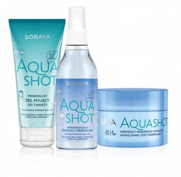 Kopia Wygraj zestaw kosmetyków marki Soraya z serii AquaShot