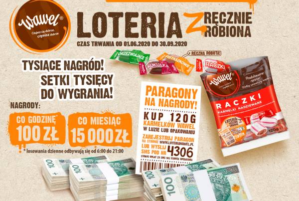 Wygraj 15 000 PLN w loterii Wawel