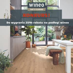 Wygraj 25% rabatu na podłogi WINEO