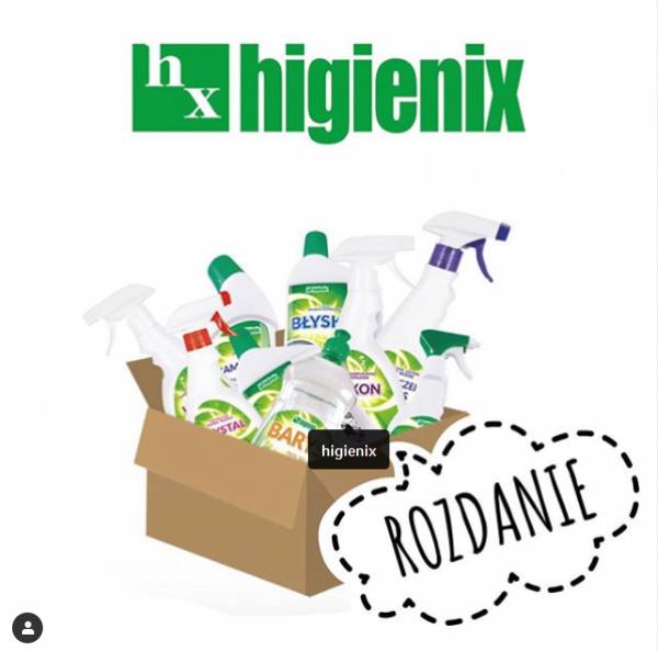 Wygraj zestaw środków czystości marki HIGIENIX