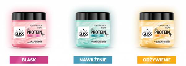 Wygraj maskę do włosów 4w1 Gliss Protein+